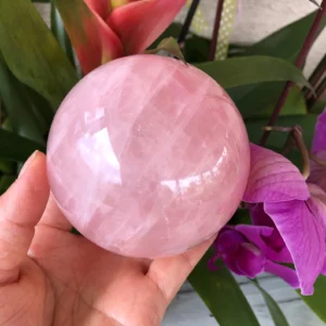 Rose Quartz Sphere - 200gms